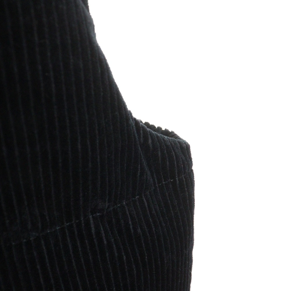 PRADA(プラダ) コーデュロイ ダウンベスト ブラック ACU1 2024 2580