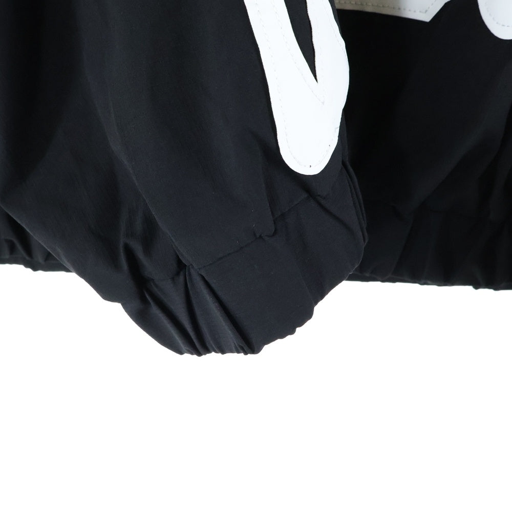 TAKAHIROMIYASHITA The SoloIst.(タカヒロミヤシタザソロイスト) Back Gusset Track Jacket Bone ボーン ナイロントラックジャケット ブラック sc.0001aSS24
