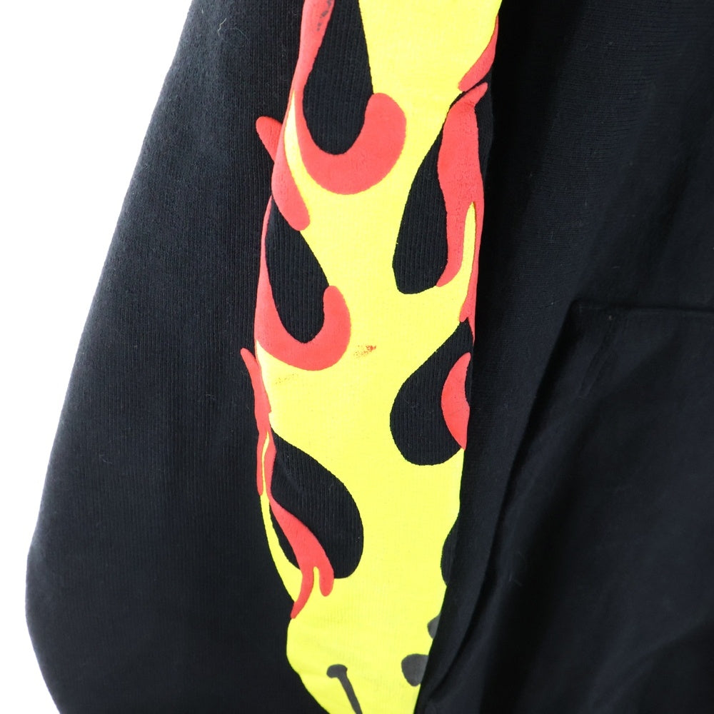 READY MADE(レディメイド) 20SS Smile Hoodie スマイル フレイム プリント フーディ スウェット プルオーバー パーカー ブラック RE-C0-BK-00-00-106