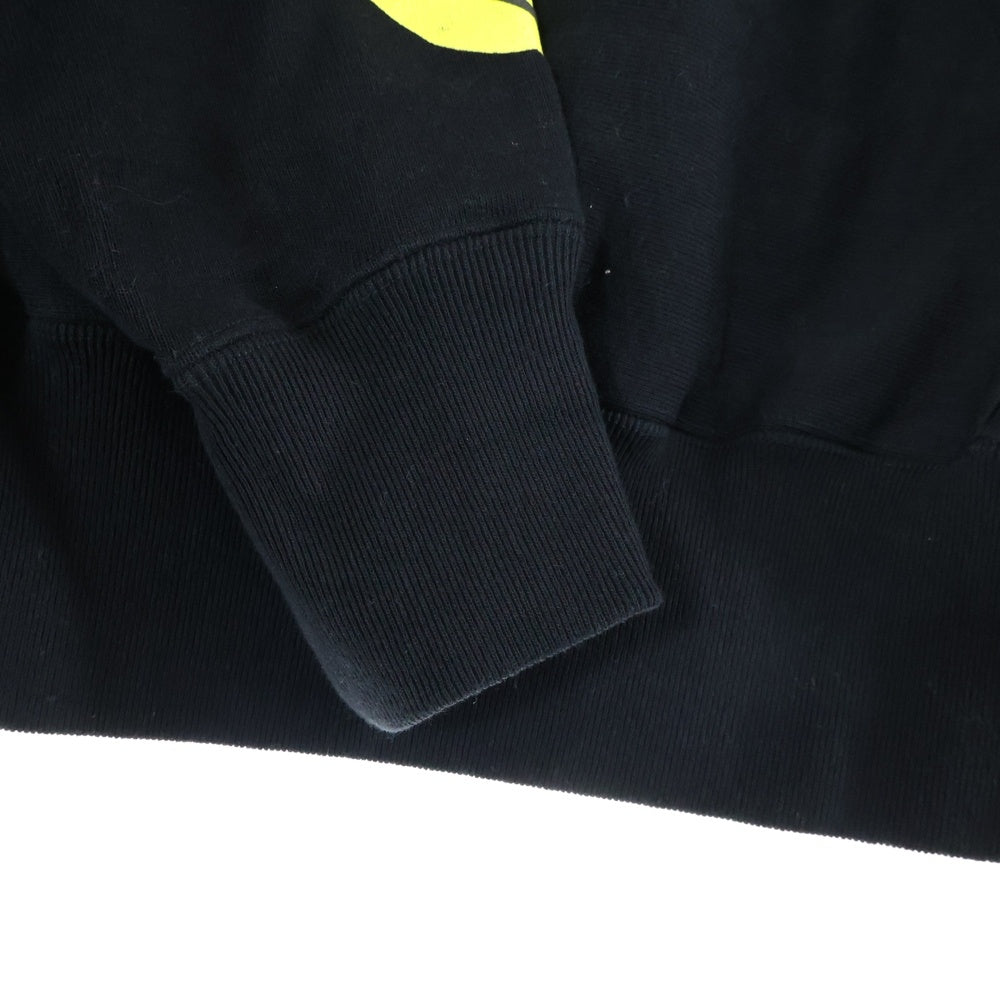 READY MADE(レディメイド) 20SS Smile Hoodie スマイル フレイム プリント フーディ スウェット プルオーバー パーカー ブラック RE-C0-BK-00-00-106