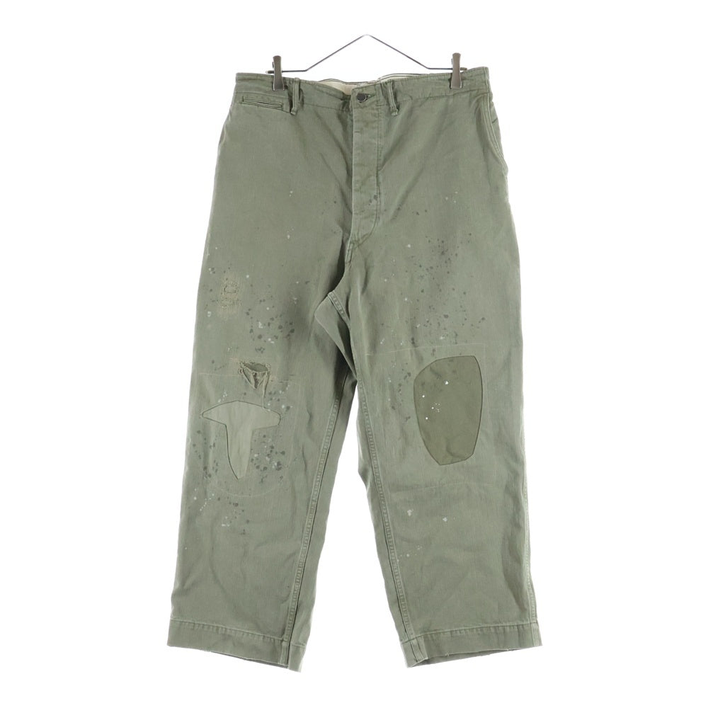BOWWOW(バウワウ) M43 HBT COMBAT TROUSERS PANT ミリタリーパンツ カーキ BW-242-M4CT