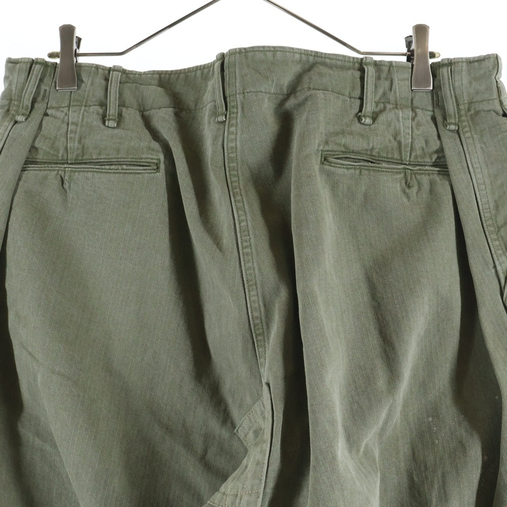 BOWWOW(バウワウ) M43 HBT COMBAT TROUSERS PANT ミリタリーパンツ カーキ BW-242-M4CT
