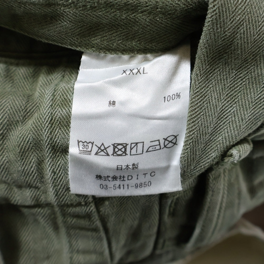 BOWWOW(バウワウ) M43 HBT COMBAT TROUSERS PANT ミリタリーパンツ カーキ BW-242-M4CT