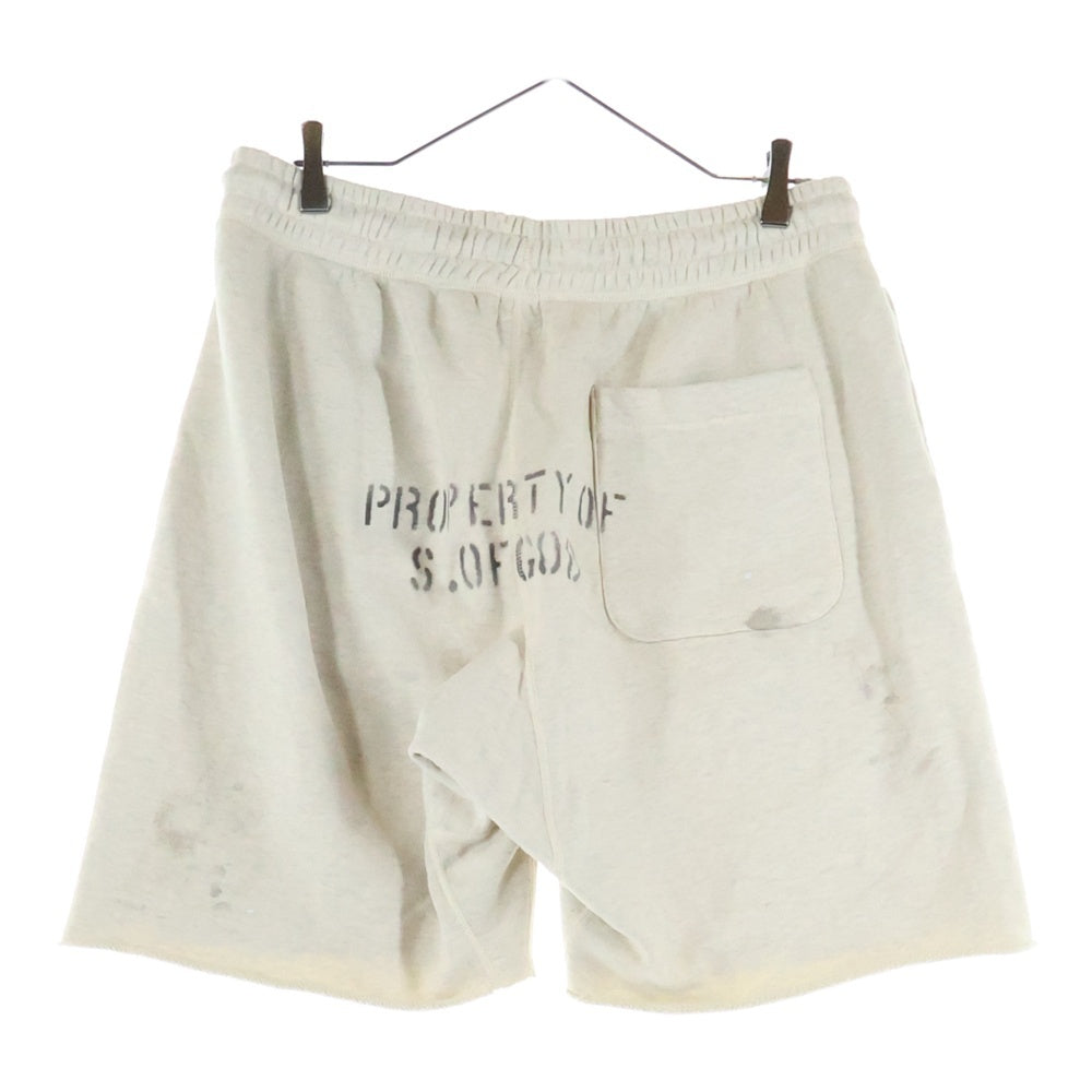 SAINT MICHAEL(セントマイケル) 22S ×VLONE SWEAT SHORT PANT スウェットショートパンツ グレー SM-S22-0000-071