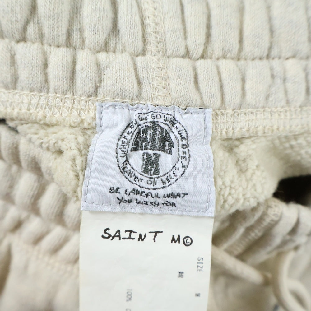 SAINT MICHAEL(セントマイケル) 22S ×VLONE SWEAT SHORT PANT スウェットショートパンツ グレー SM-S22-0000-071