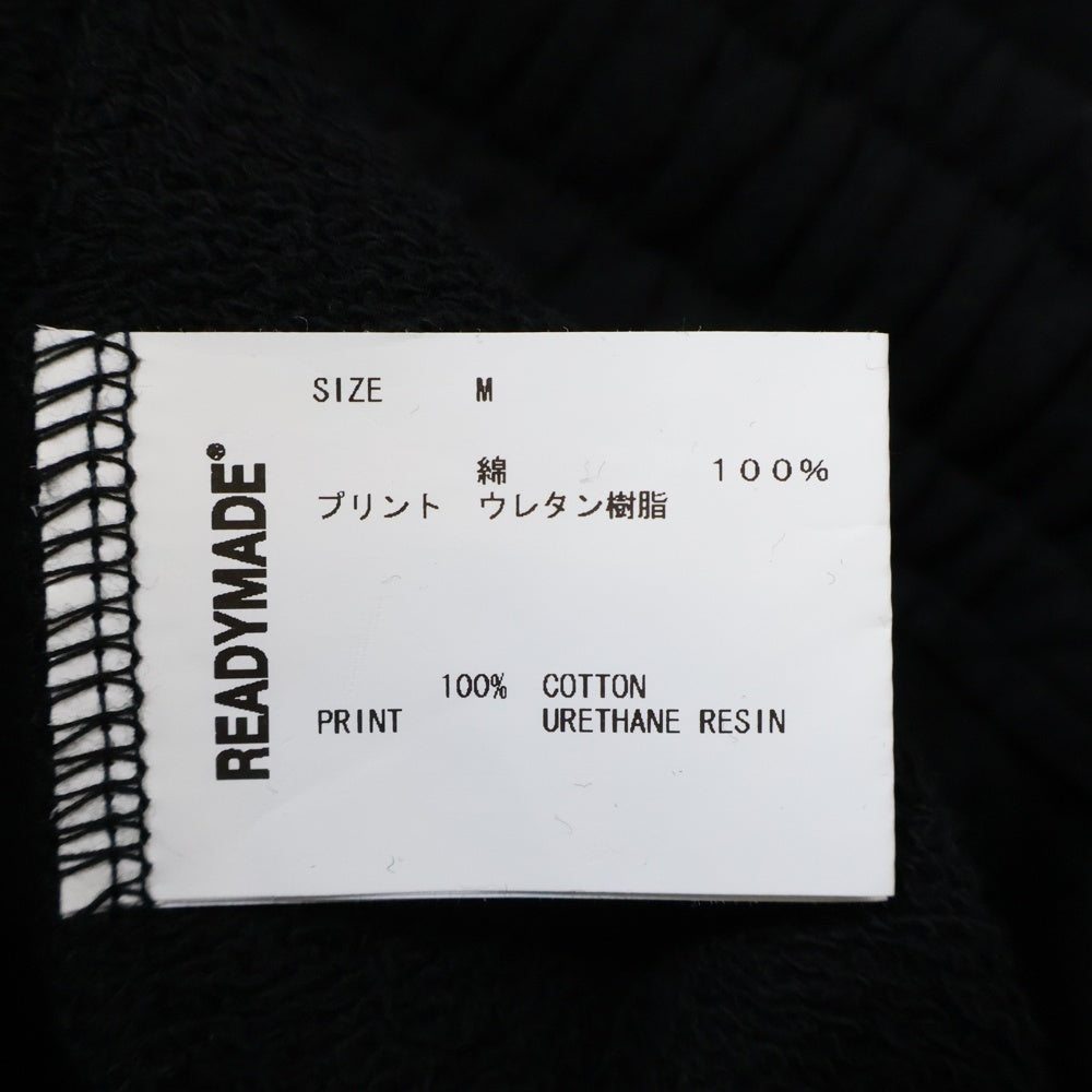 READY MADE(レディメイド) ファイヤー スマイルプリント スウェットパンツ ブラック RE-CO-BK-00-00-107