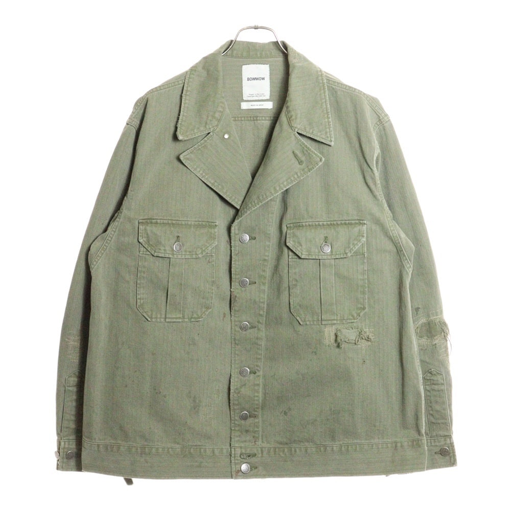 BOWWOW(バウワウ) 24AW M41 HBT JACKET ミリタリージャケット カーキ