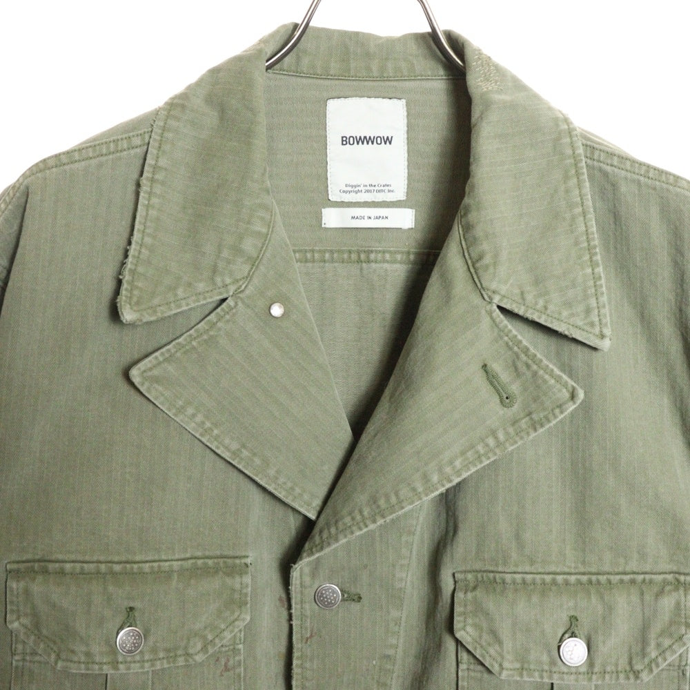 BOWWOW(バウワウ) 24AW M41 HBT JACKET ミリタリージャケット カーキ