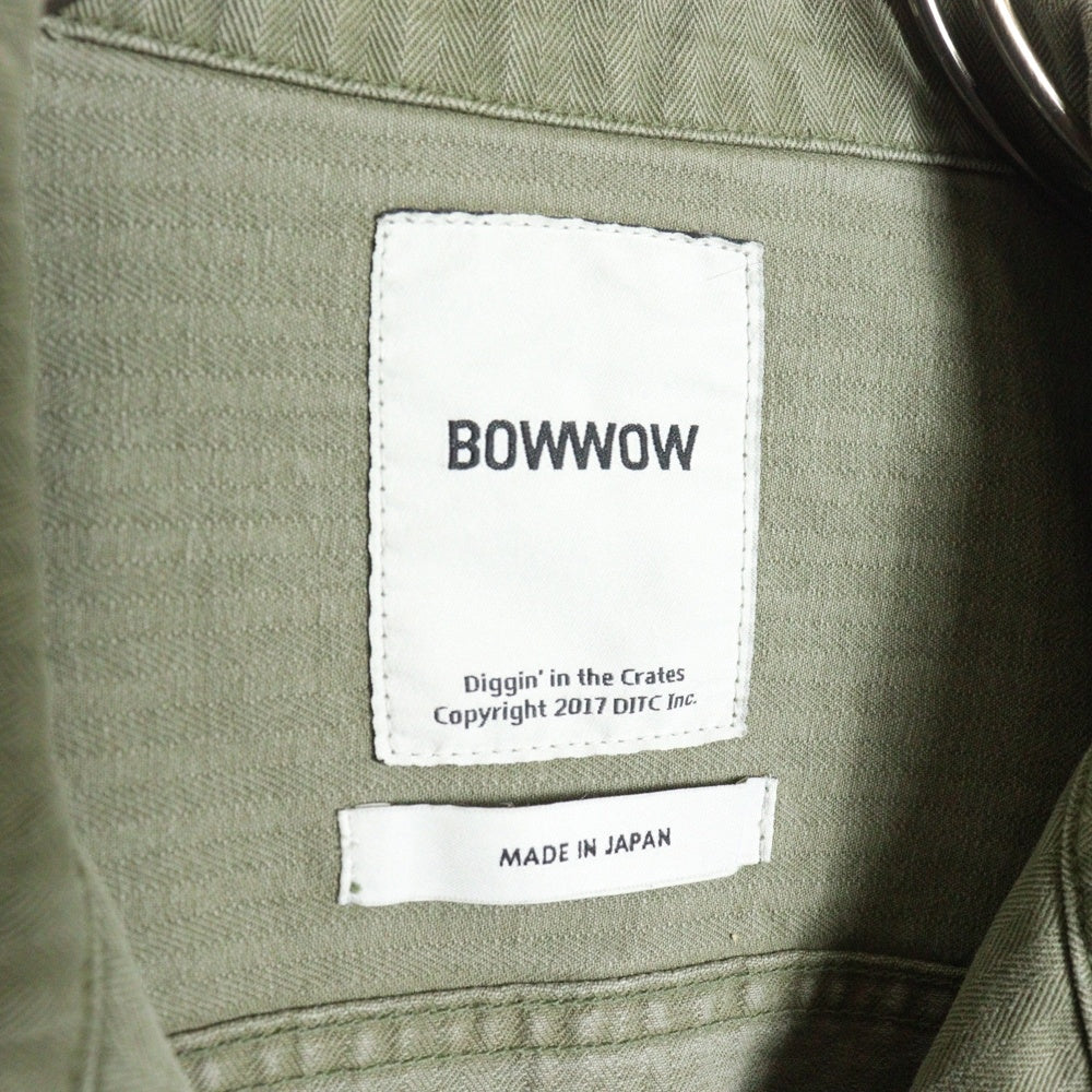 BOWWOW(バウワウ) 24AW M41 HBT JACKET ミリタリージャケット カーキ