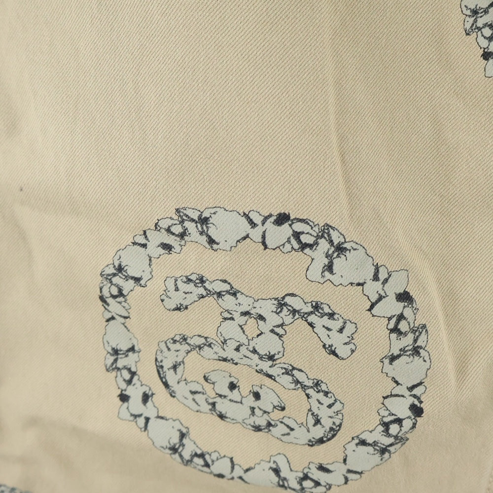DENIM TEARS(デニムティアーズ) ×STUSSY DOUBLE S WREATH CHINO ステューシー ダブルエスチノパンツ ベージュ 25S316091