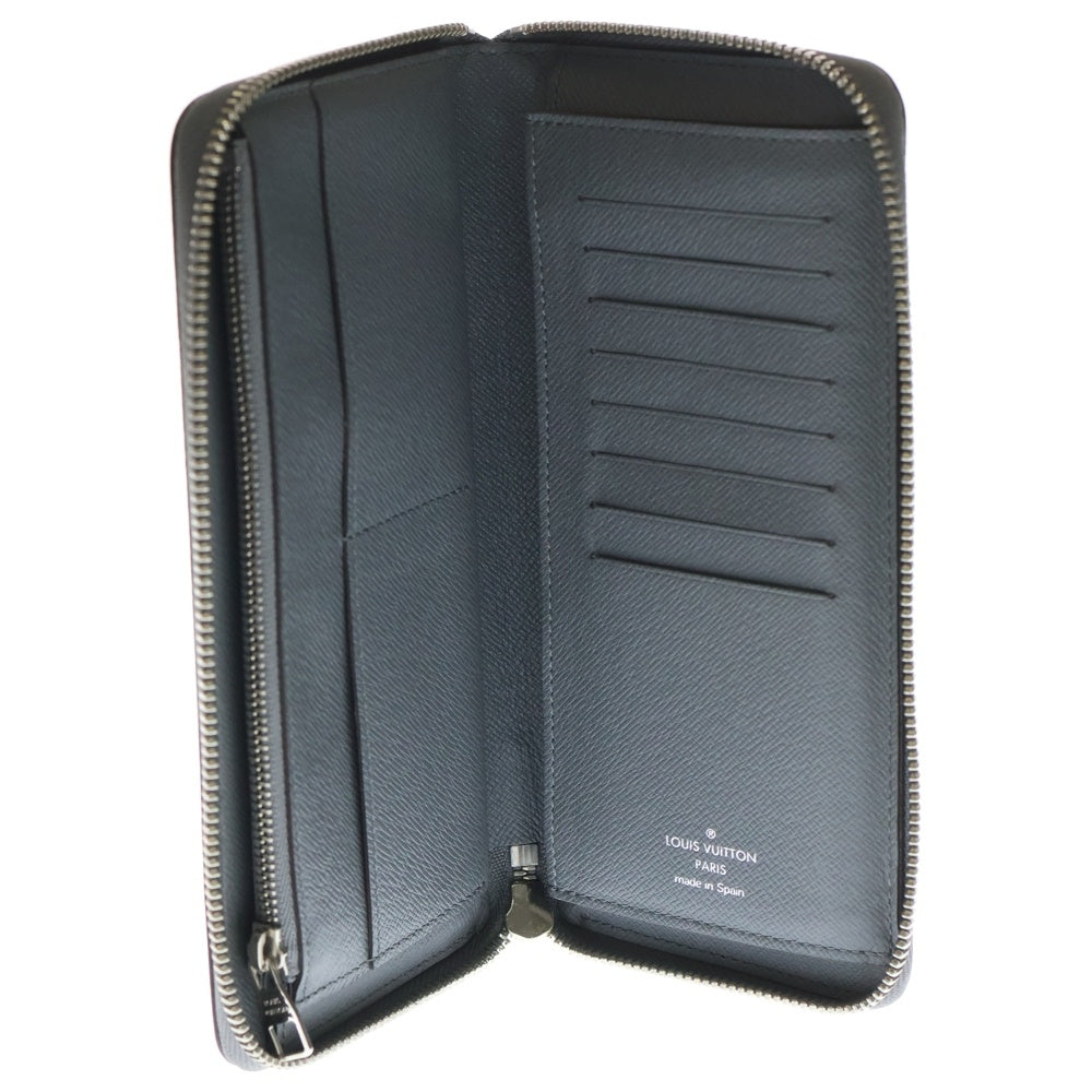 LOUIS VUITTON(ルイヴィトン) ジッピーウォレット ヴェルティカル タイガ グラシエ ラウンドファスナー M32601 グレー