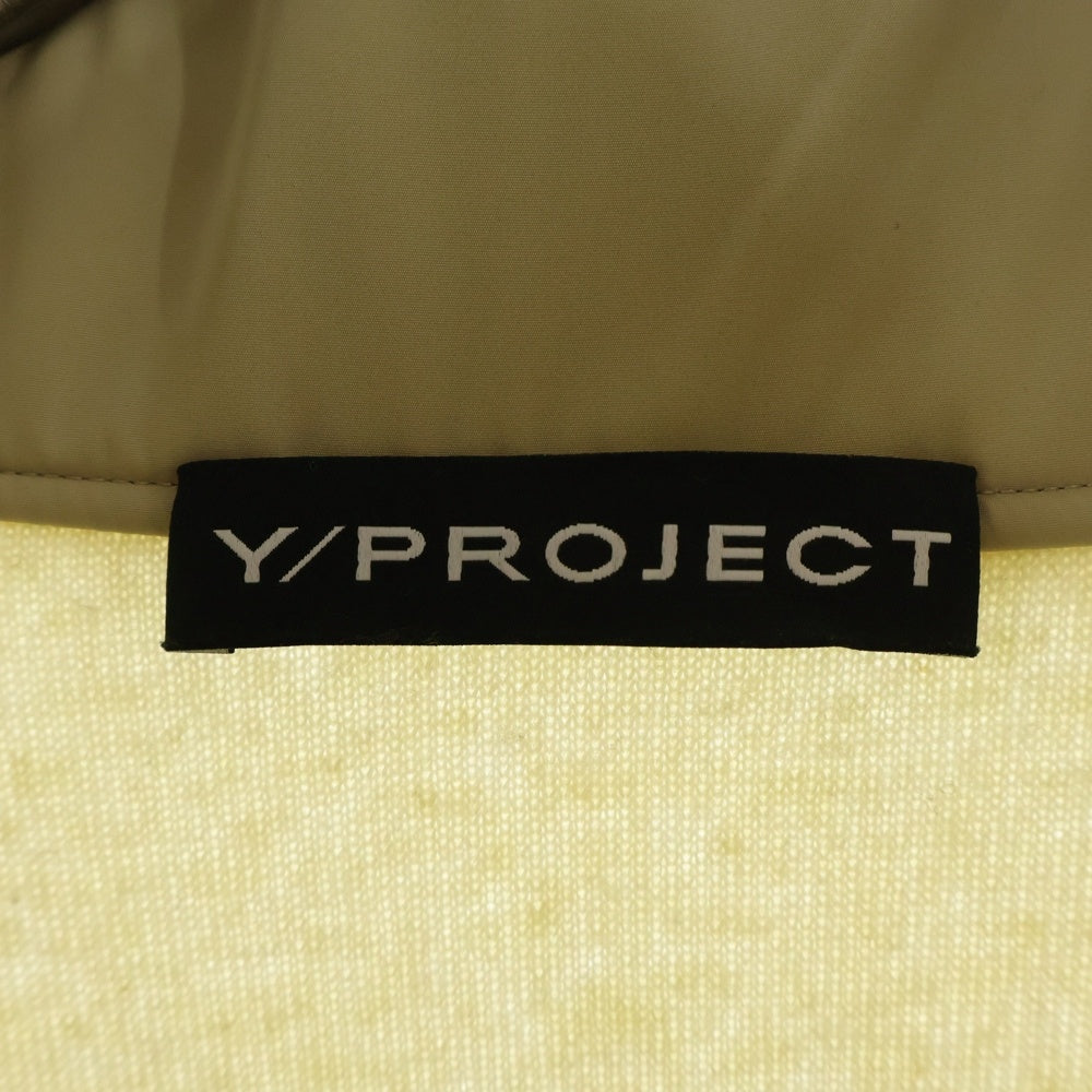 Y/PROJECT(ワイプロジェクト) 21AW CLIP SHOULDER FLEECE SWEATER フリース セーター ベージュ