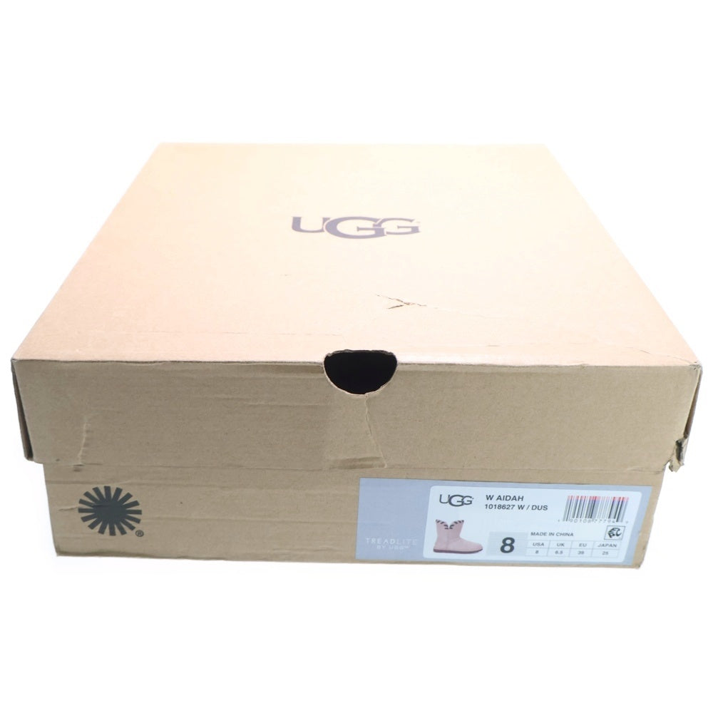 UGG(アグ) Aidah ハイカットムートンブーツ ピンク US8/25cm 1018627 レディース