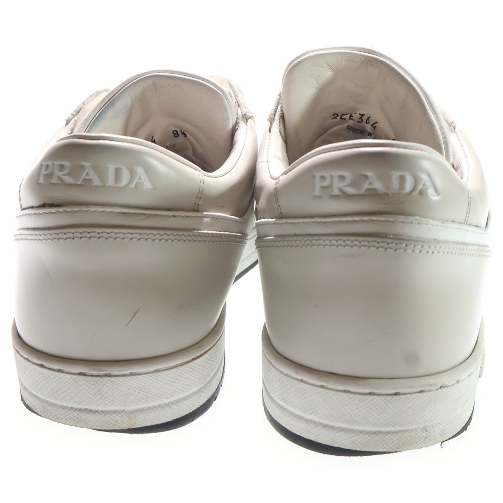 PRADA(プラダ) ダウンタウン サイドロゴプレートローカットスニーカー 2EE364 ホワイト