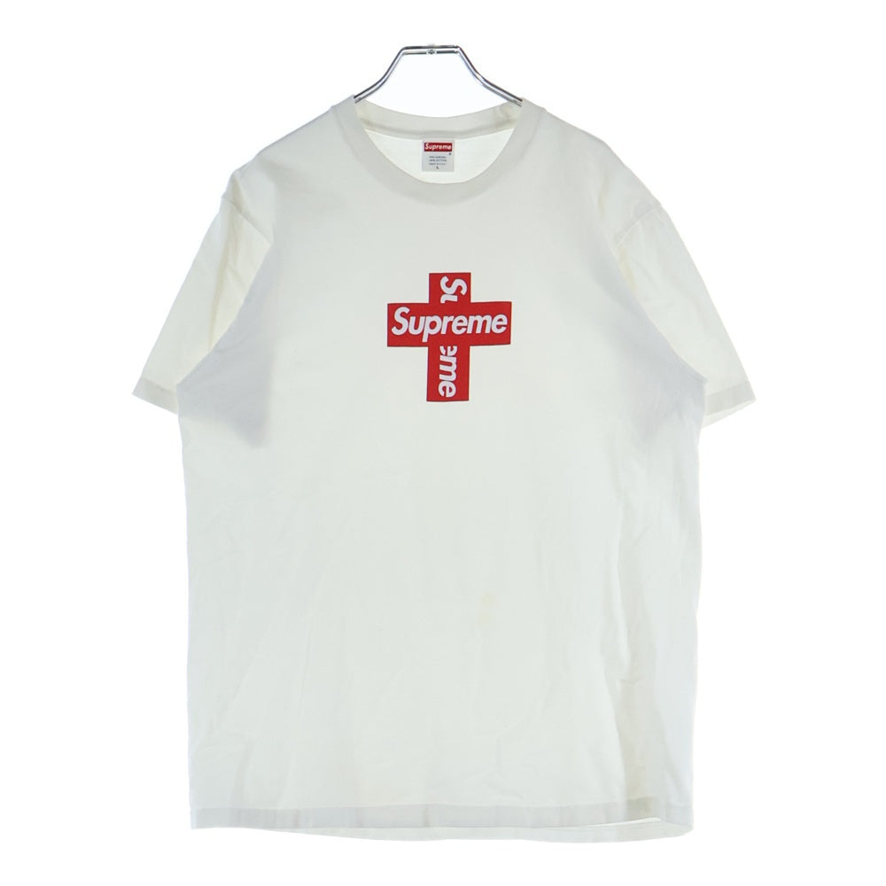SUPREME(シュプリーム) 20AW Cross Box Logo Tee クロスボックスロゴ 半袖Tシャツ カットソー ホワイト