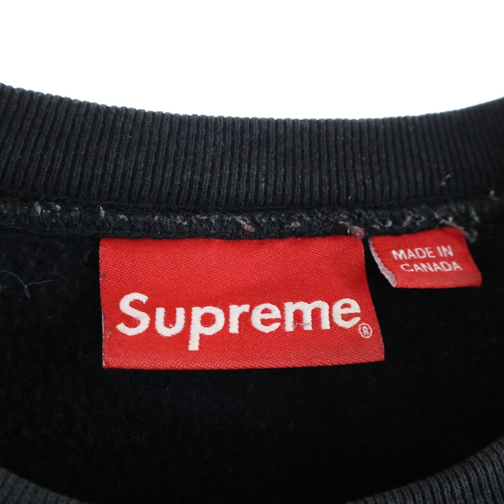 SUPREME(シュプリーム) 18AW Box Logo Crewneck Sweatshirt ボックスロゴクルーネック長袖スウェットトレーナー ブラック