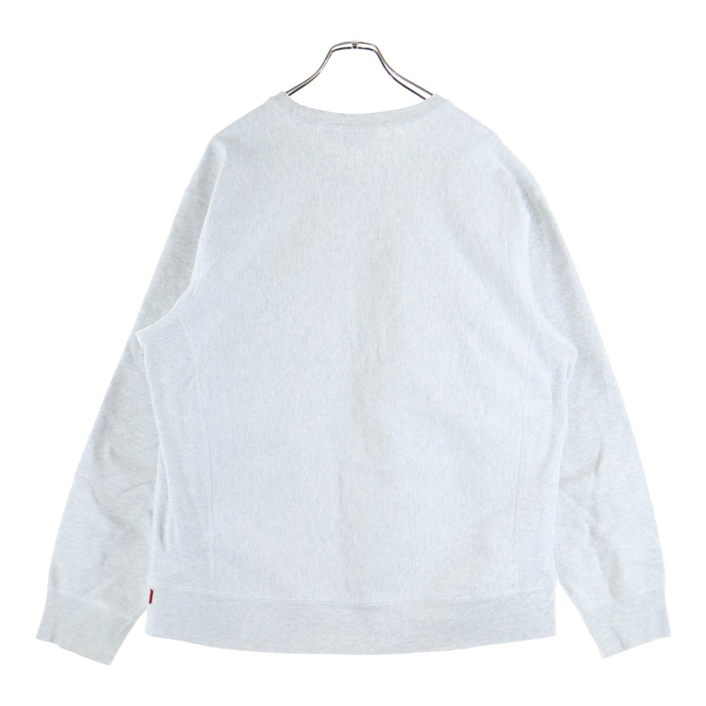 SUPREME(シュプリーム) 18AW Box Logo Crewneck Sweatshirt ボックスロゴクルーネック長袖スウェットトレーナー グレー