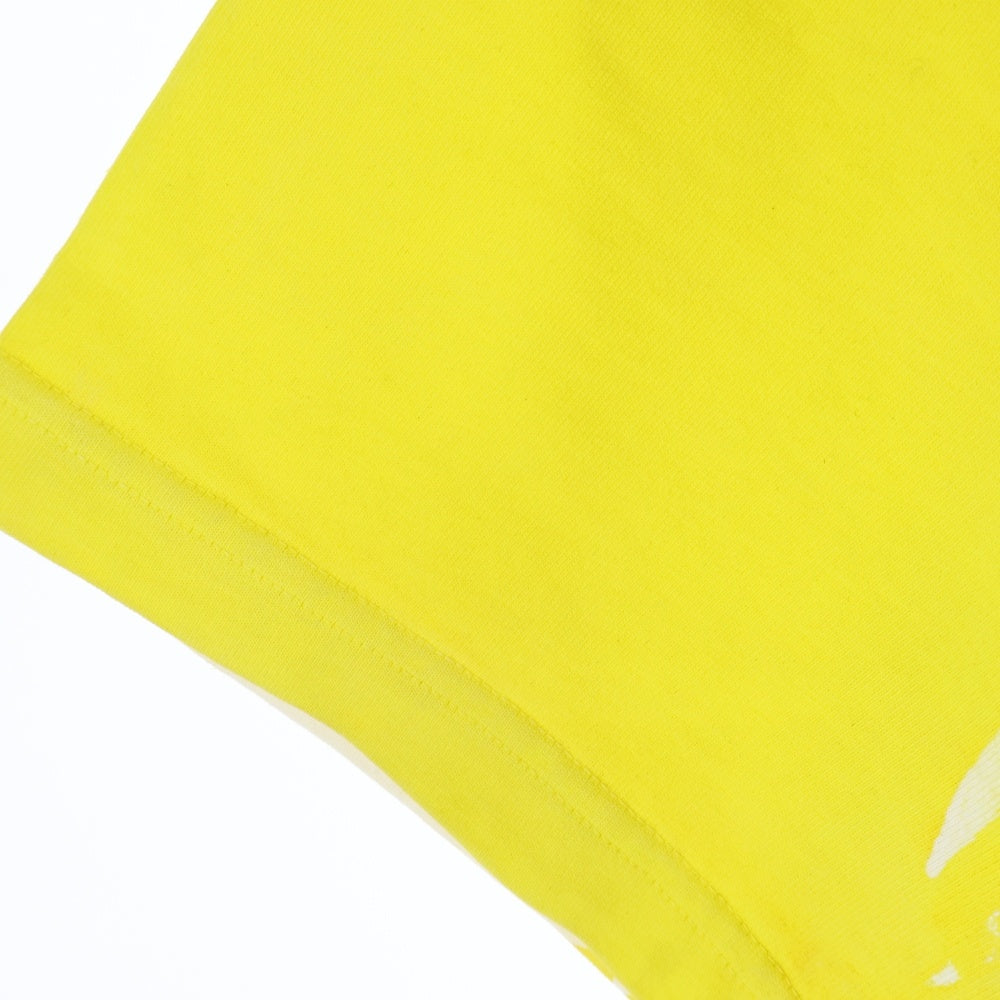 DIOR(ディオール) 20AW ×SHAWN STUSSY ショーン ステューシー ロゴプリント クルーネック コットン 半袖Tシャツ カットソー イエロー 033J625E0554