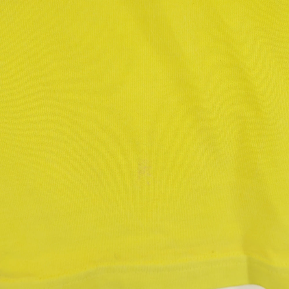 DIOR(ディオール) 20AW ×SHAWN STUSSY ショーン ステューシー ロゴプリント クルーネック コットン 半袖Tシャツ カットソー イエロー 033J625E0554