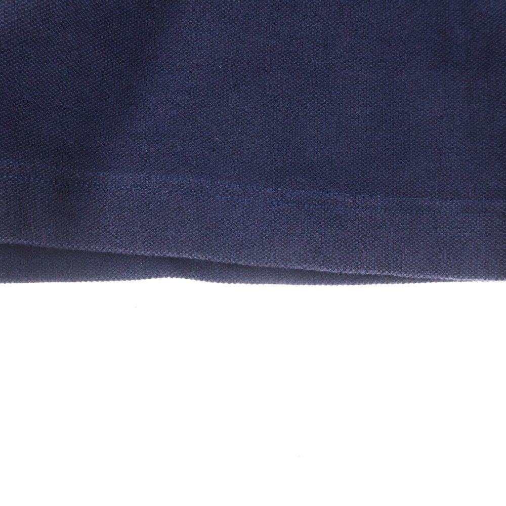 LACOSTE(ラコステ) フロント刺繍 ショートスリーブ ツートーン半袖ポロシャツ ブルー PH302P