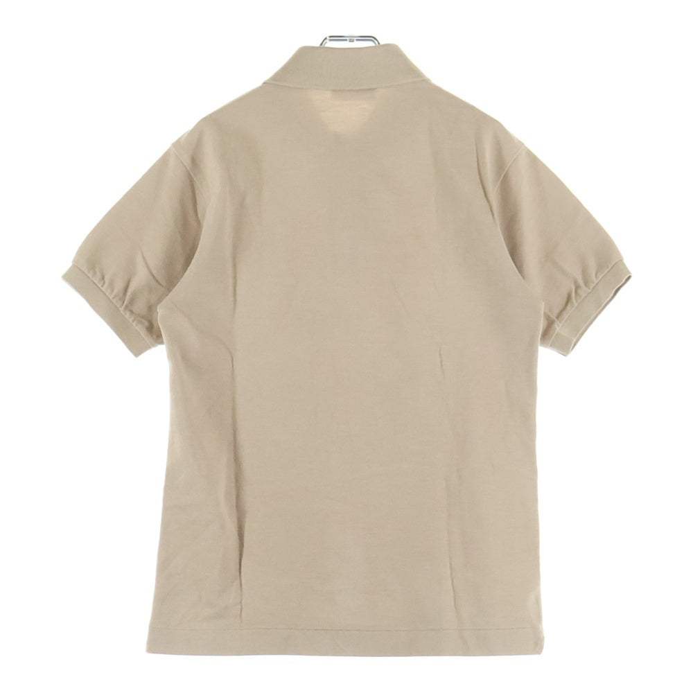 LACOSTE(ラコステ) ロゴ刺繍 半袖ポロシャツ ベージュ PH404P