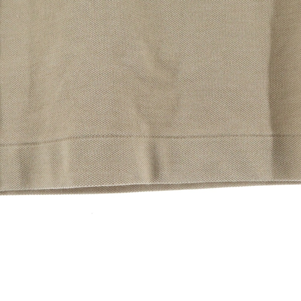 LACOSTE(ラコステ) ロゴ刺繍 半袖ポロシャツ ベージュ PH404P