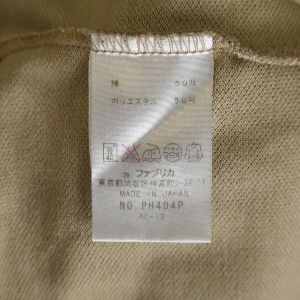 LACOSTE(ラコステ) ロゴ刺繍 半袖ポロシャツ ベージュ PH404P