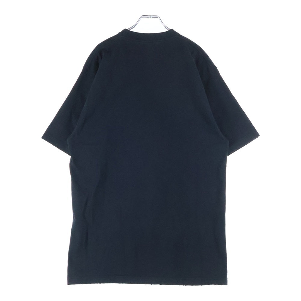 BALENCIAGA(バレンシアガ) スポーティーBロゴ クルーネック 半袖Tシャツ カットソー ブラック 681045 TLVN1
