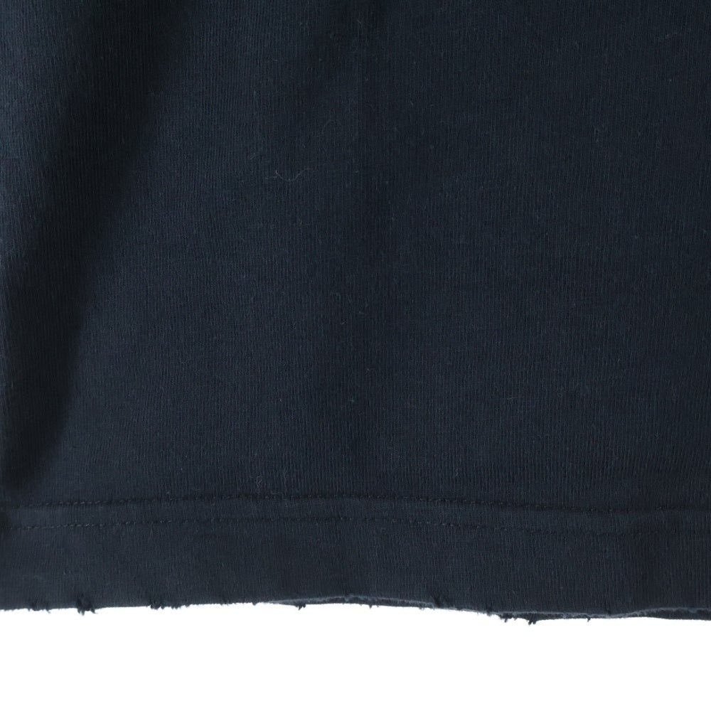 BALENCIAGA(バレンシアガ) スポーティーBロゴ クルーネック 半袖Tシャツ カットソー ブラック 681045 TLVN1