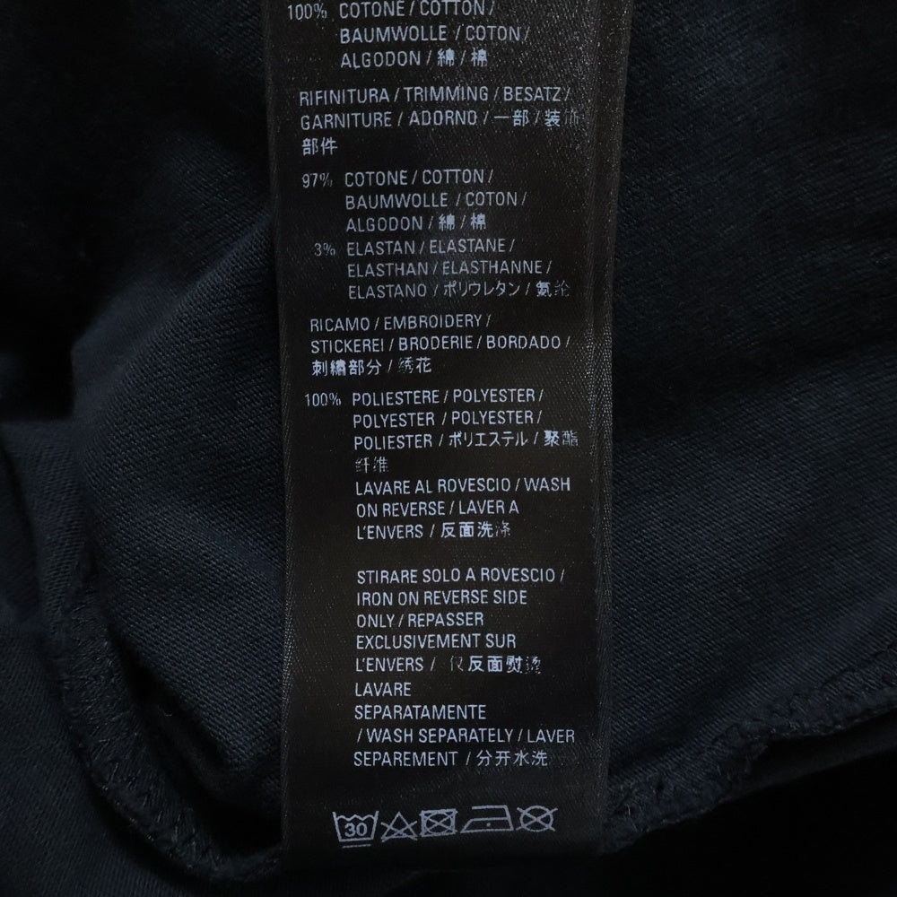 BALENCIAGA(バレンシアガ) スポーティーBロゴ クルーネック 半袖Tシャツ カットソー ブラック 681045 TLVN1