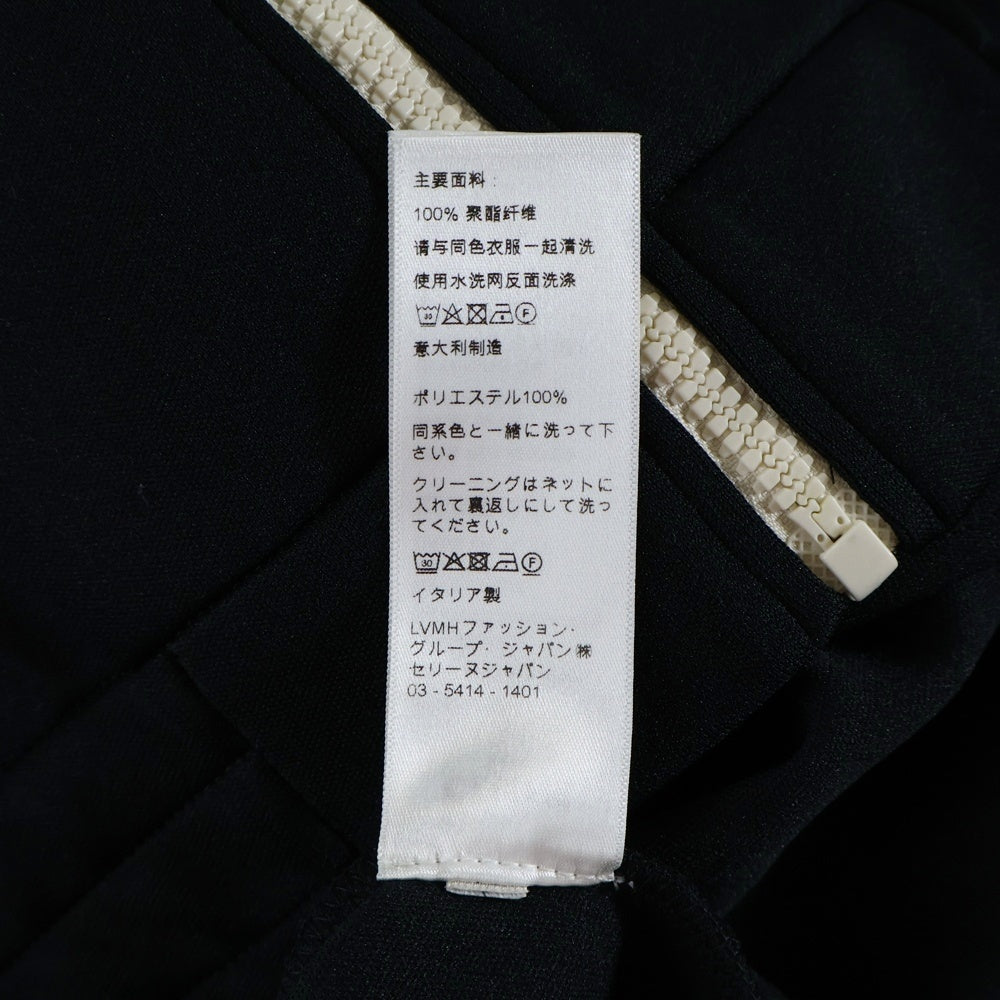 CELINE(セリーヌ) 24SS ダブルフェイスジャージ トラックスーツジャケット ブラック 2Y4901210