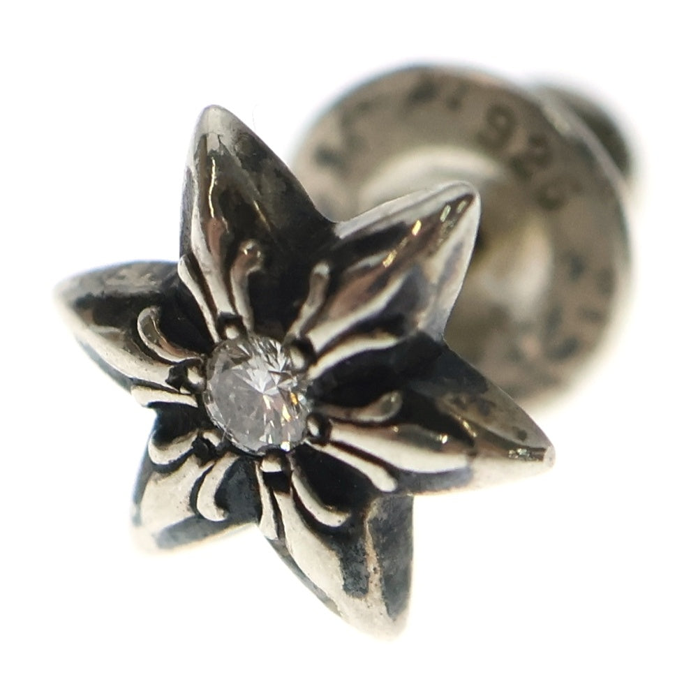 CHROME HEARTS(クロムハーツ) CO STAR DMND スタースタッド 1ダイヤ シルバーピアス