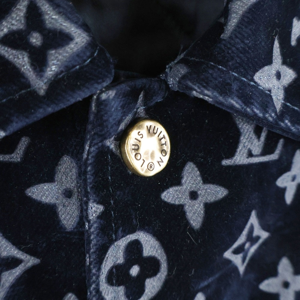 LOUIS VUITTON(ルイヴィトン) 24SS モノグラム ブリーチ デニムジャケット RM241M FRV HQA02W ネイビー