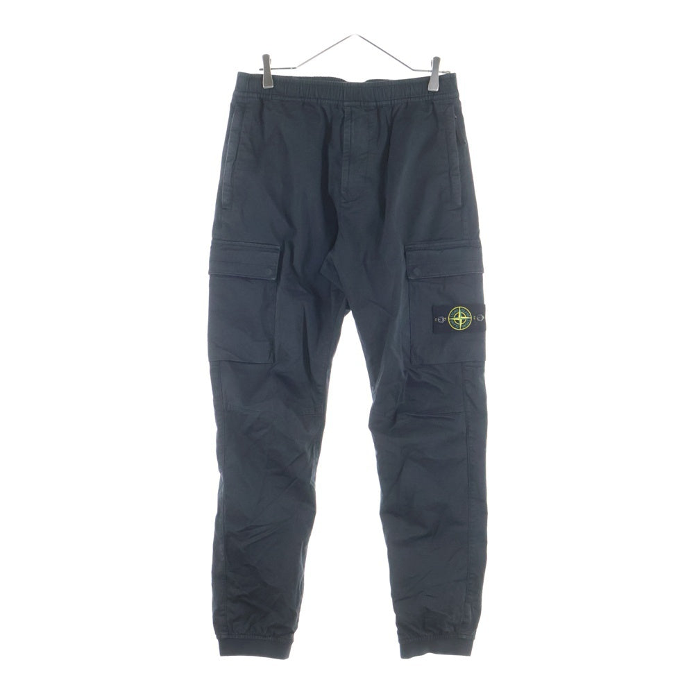 STONE ISLAND(ストーンアイランド) ガーメントダイ カーゴパンツ ブラック 811531314