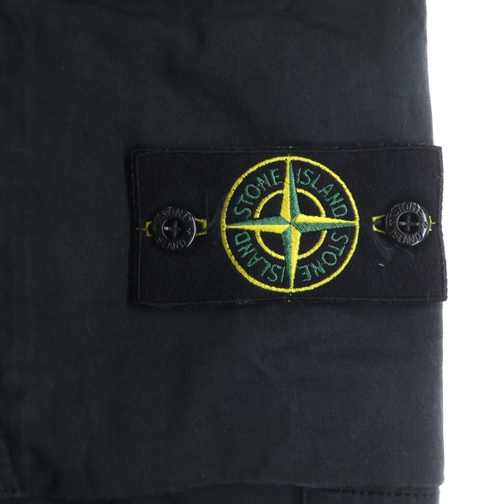 STONE ISLAND(ストーンアイランド) ガーメントダイ カーゴパンツ ブラック 811531314