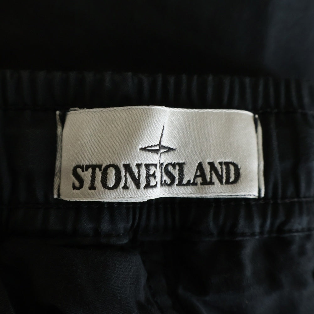 STONE ISLAND(ストーンアイランド) ガーメントダイ カーゴパンツ ブラック 811531314