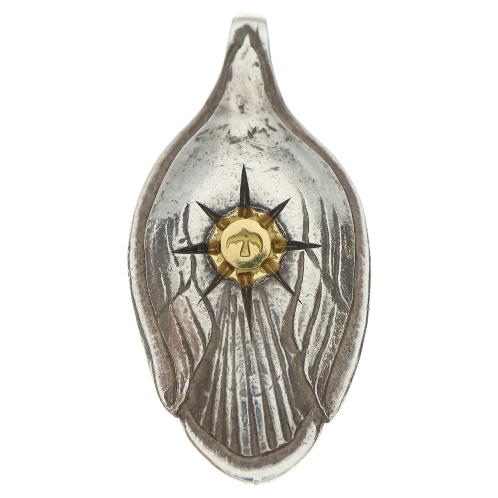 goro's(ゴローズ) K18付きスプーン ペンダントトップ シルバー/ゴールド