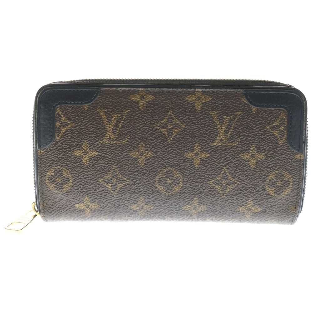 LOUIS VUITTON(ルイヴィトン) モノグラム レティーロ ラウンドファスナー ロングウォレット 長財布 ゴールド金具 ブラウン M61855 レディース