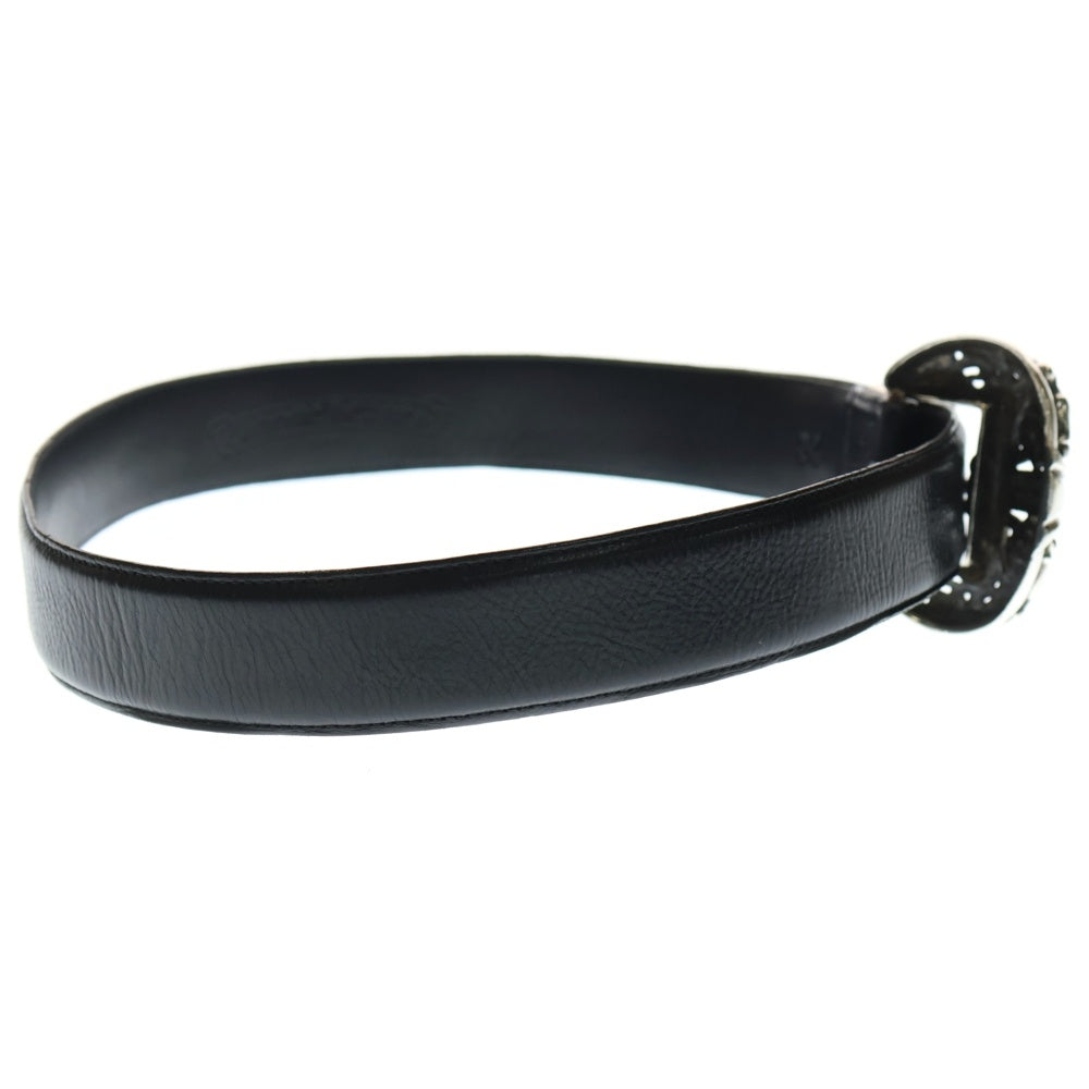 CHROME HEARTS(クロムハーツ) Celtic Talon 3PC Leather Belt ケルティックタロン レザーベルト ブラック/シルバー