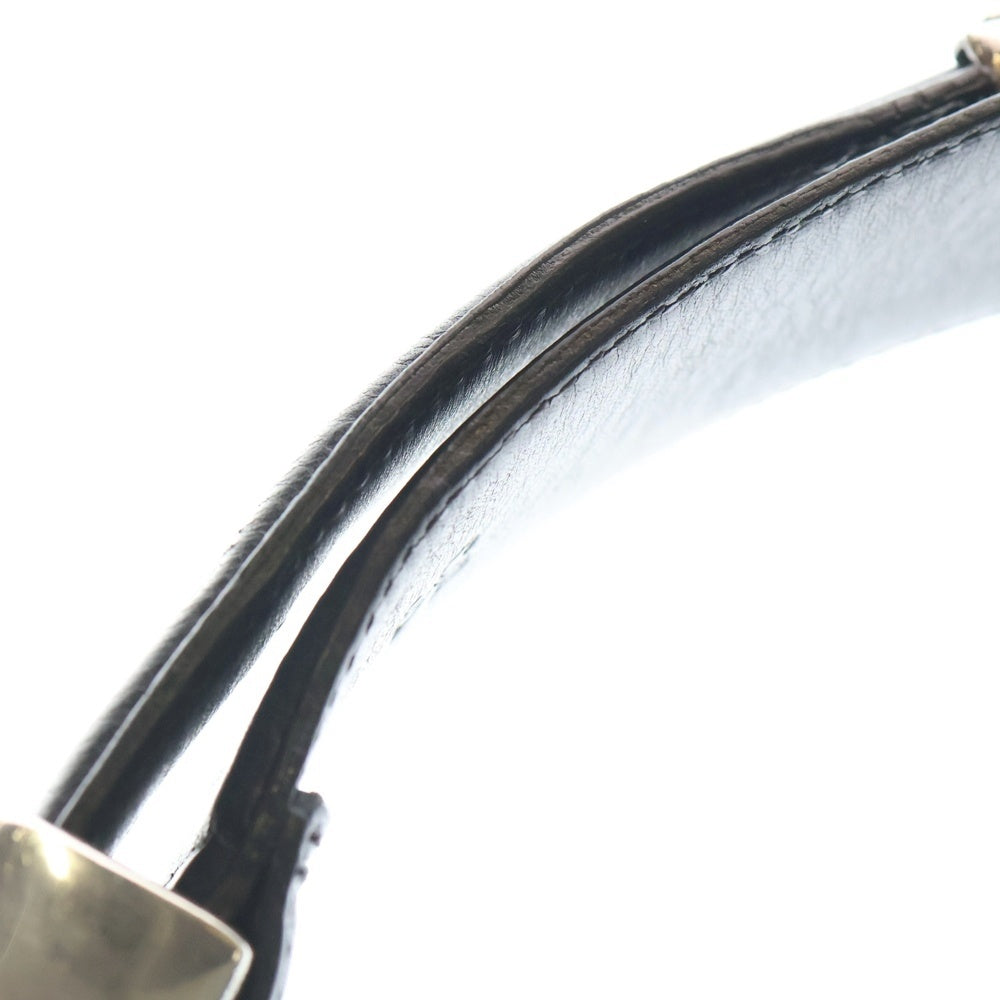 CHROME HEARTS(クロムハーツ) Celtic Talon 3PC Leather Belt ケルティックタロン レザーベルト ブラック/シルバー