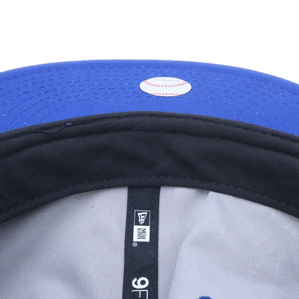 SAINT MICHAEL(セントマイケル) ×25SS NEW ERA NE_CA コットンキャップ 帽子 ブルー SM-HR8-0000-C47