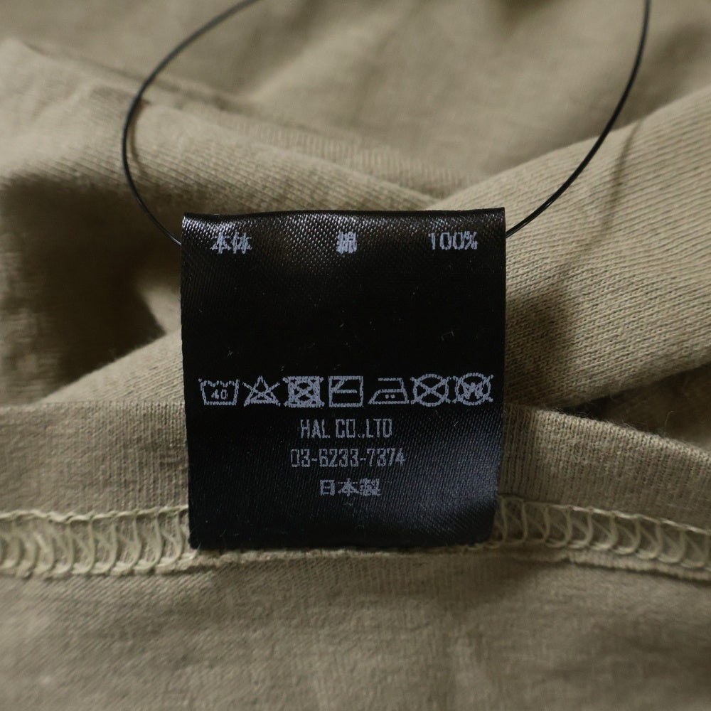 cvtvlist(カタリスト) フロントプリント 長袖Tシャツカットソー カーキ 22SB120303