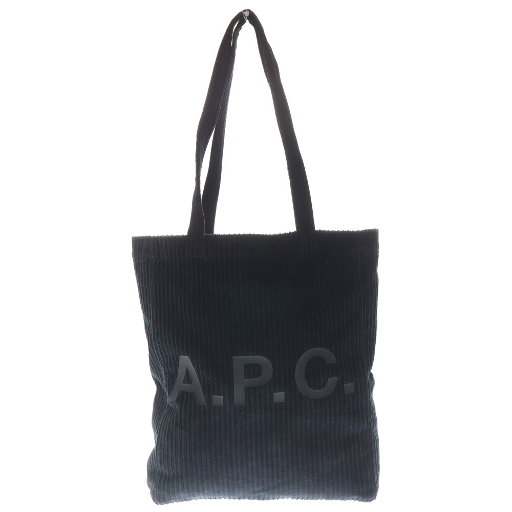 A.P.C(アーペーセー) LOU コーデュロイトートバッグ ネイビー
