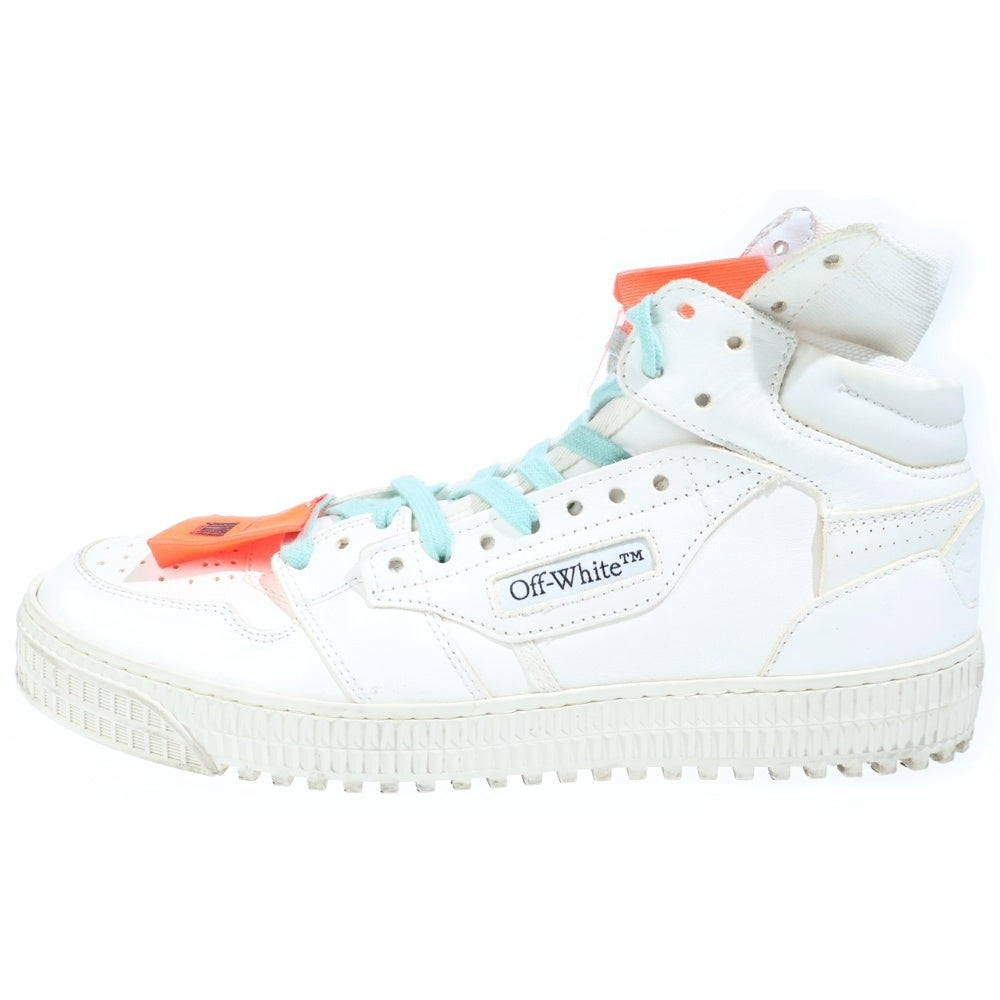 OFF-WHITE(オフホワイト) OFF COURT 3.0 オフコート サイドロゴ ハイカットスニーカー ホワイト