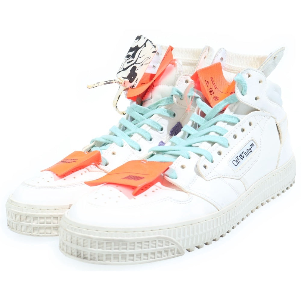 OFF-WHITE(オフホワイト) OFF COURT 3.0 オフコート サイドロゴ ハイカットスニーカー ホワイト