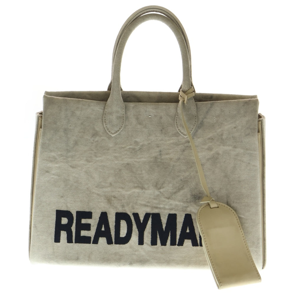 READY MADE(レディメイド) SHOPPING BAG 35 ショッピングバッグ ヴィンテージコットン ハンドバッグ トートバッグ ベージュ レディース