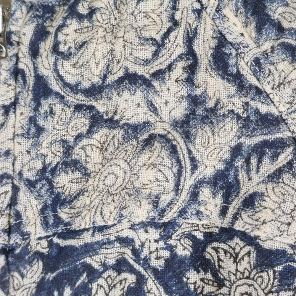 DENIM & SUPPLY RALPH LAUREN(デニム アンド サプライ ラルフローレン) ペイズリー柄 ジップアップジャケット ブルー レディース