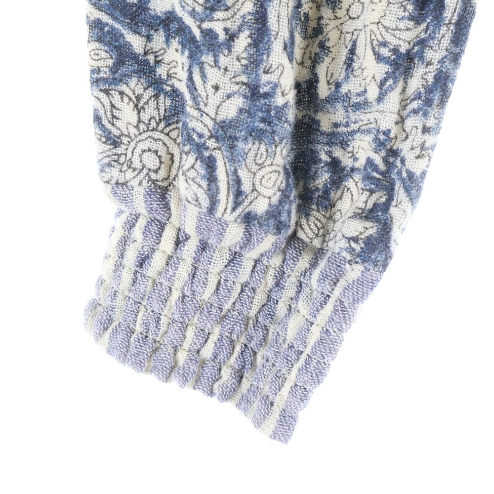 DENIM & SUPPLY RALPH LAUREN(デニム アンド サプライ ラルフローレン) ペイズリー柄 ジップアップジャケット ブルー レディース