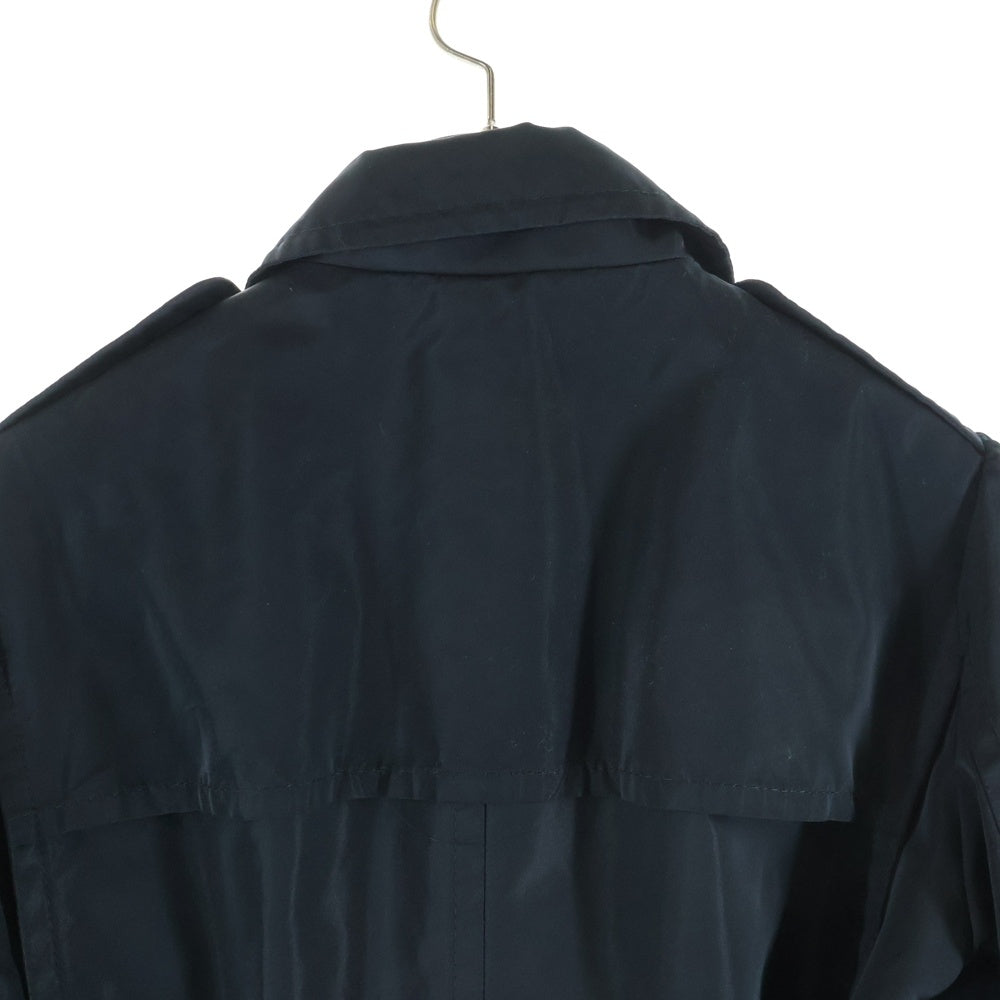 DOLCE & GABBANA(ドルチェアンドガッバーナ) 裏地レオパード コート ブラック F0A36T/FUMC4