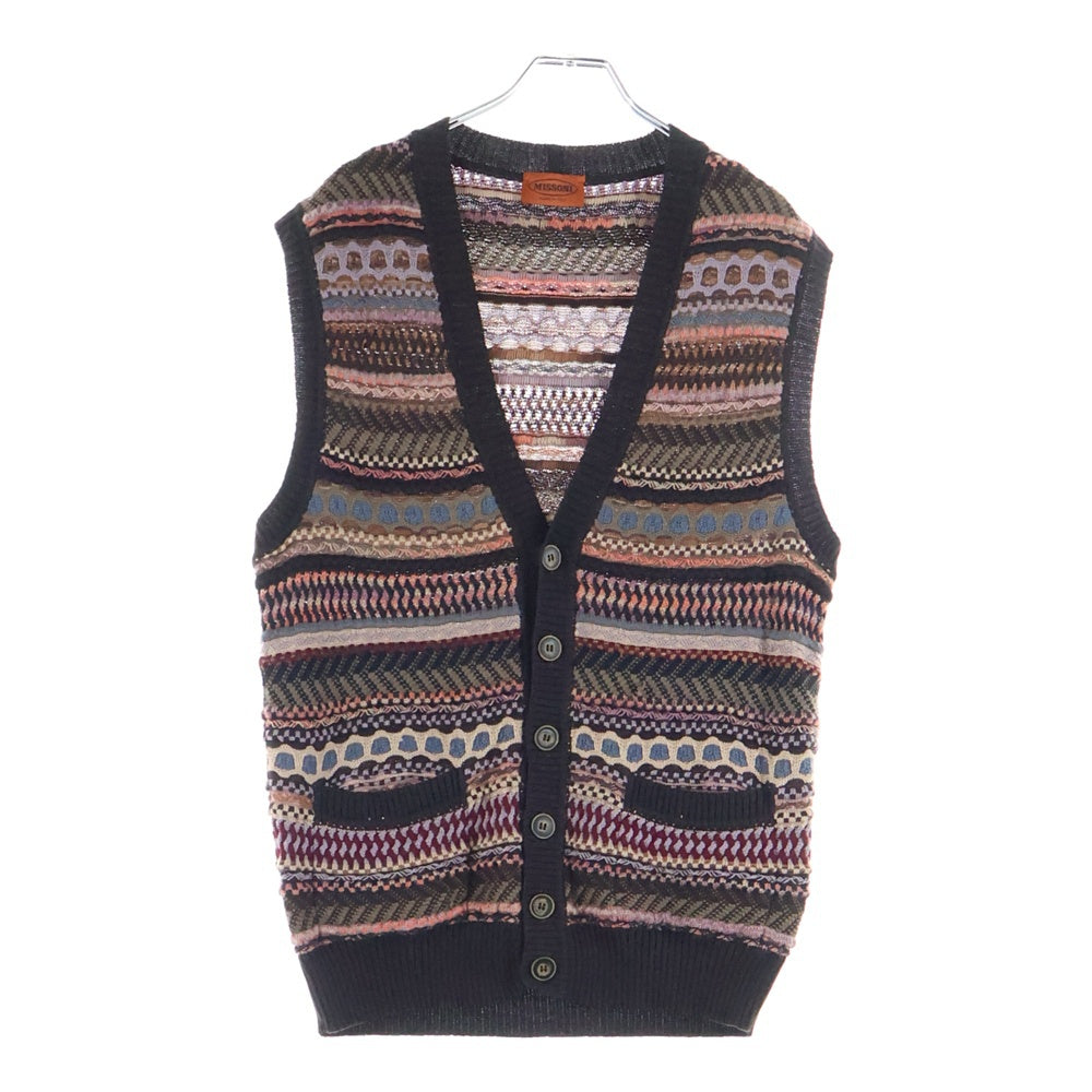 MISSONI(ミッソーニ) ニット 総柄ベスト マルチカラー レディース